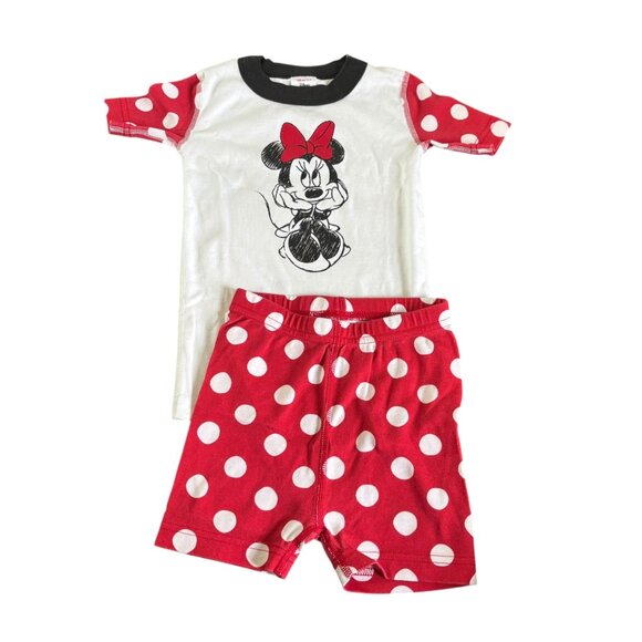 Hanna Andersson Disney Minnie Mouse Pajamas Size 100 - Picture 1 of 3